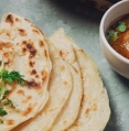 Plain Paratha, Curry